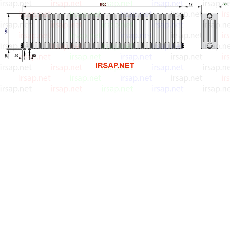 Радиатор IRSAP Tesi 50500/36 T18 CL 01